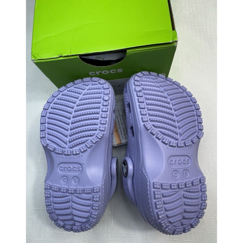 Crocs Classic Clog T Mystic Purple Toddler Size C5 206990-5BN NIB - Picture 5 of 6